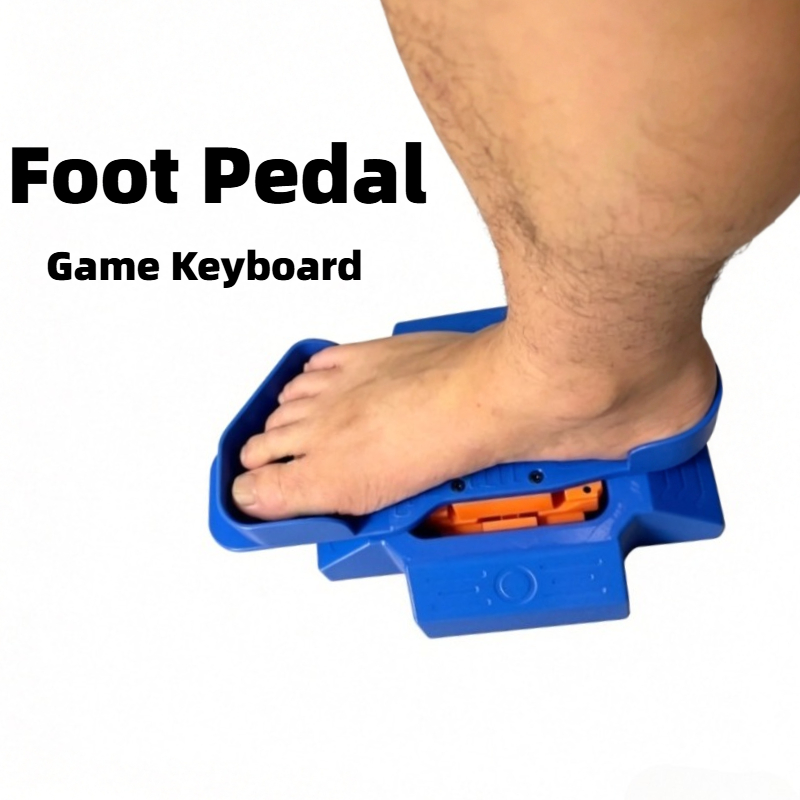 Usb Foot Pedal Gaming - แป้นเหยียบเกมแบบกำหนดเอง พิมพ์ 3 มิติ แป้นเหยียบควบคุมแปดทิศทาง จอยสติ๊กคีย์บอร์ดสำหรับผู้พิการ