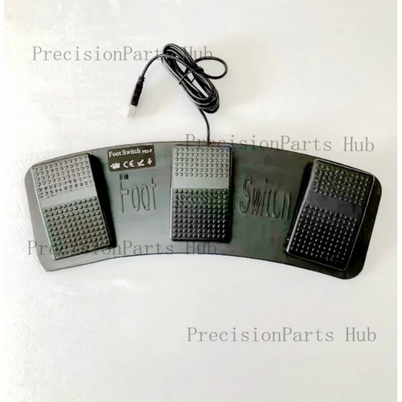 Usb Foot Pedal Gaming - สวิตช์เท้าแบบ 3 ปุ่ม USB แบบตั้งโปรแกรมได้ ปุ่มที่กำหนดเองสำหรับการเล่นเกมและการบันทึกภาพทางการแพทย์,