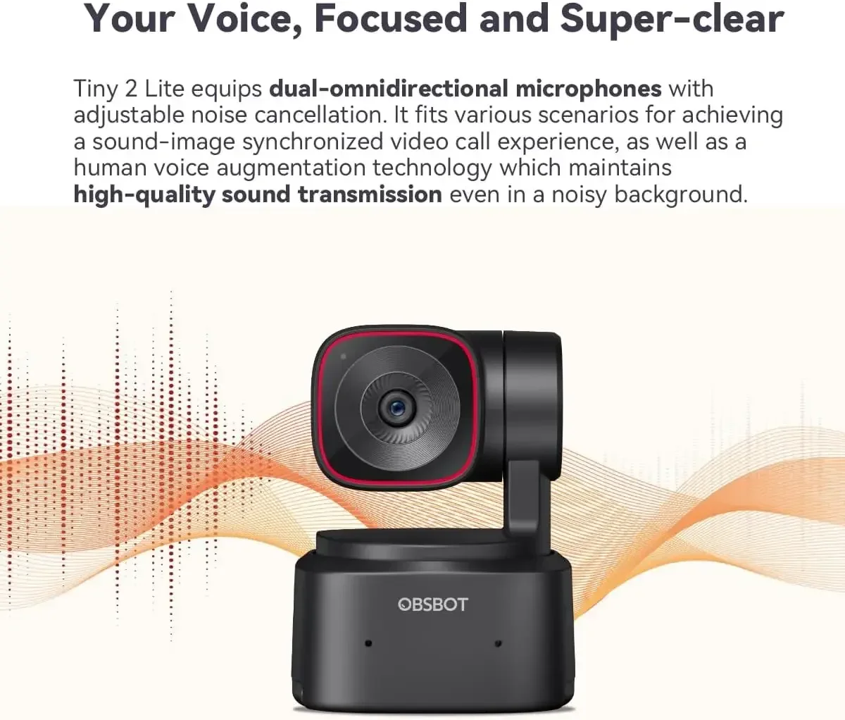 Webcam 4K - กล้องเว็บแคม Tiny 2 Lite 4K PTZ