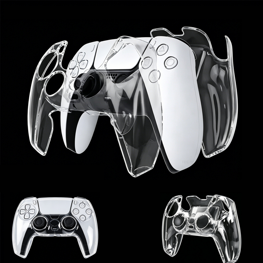 Pc Gaming Emulator - เคสใสสำหรับคอนโทรลเลอร์ PS5 ฝาครอบใสป้องกันการกระแทก สำหรับจอยเกม Playstation 5