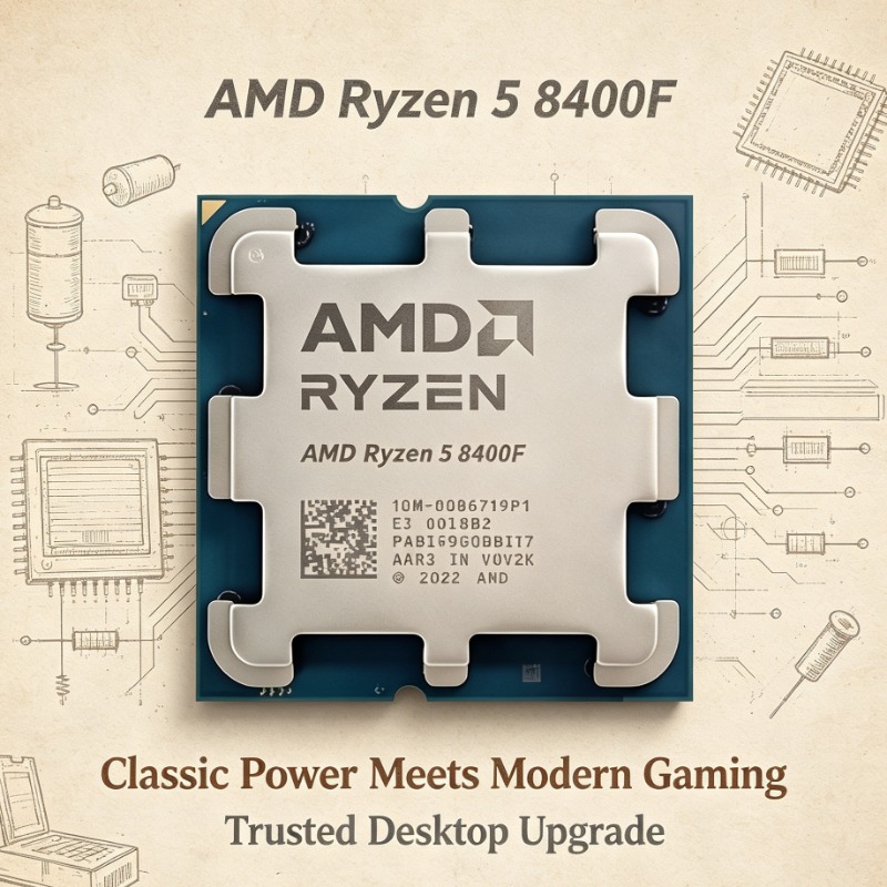 Pc Gaming Entry Level - โปรเซสเซอร์ระดับเริ่มต้นสำหรับแพลตฟอร์ม AM5 รุ่น R5 8400F 6C12T