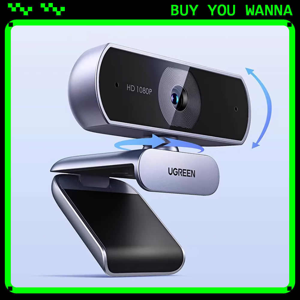 Webcam 4K - เว็บแคม UGREEN 1080P/2K/4K พร้อมไมโครโฟน, กล้องเว็บแคม USB