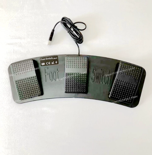 Usb Foot Pedal Gaming - สวิตช์เท้าแบบ 3 ปุ่ม USB แบบตั้งโปรแกรมได้ ปุ่มที่กำหนดเองสำหรับการเล่นเกมและการบันทึกภาพทางการแพทย์,