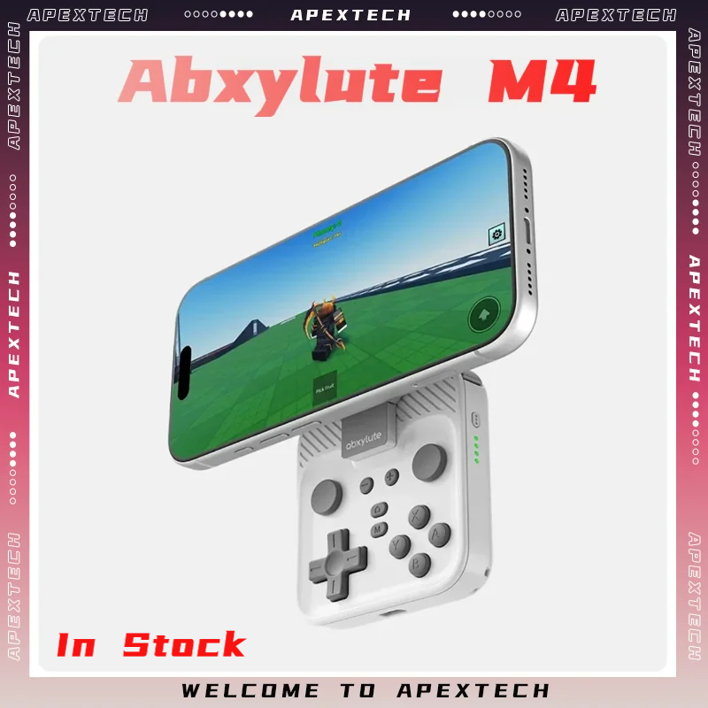 Pc Gaming Emulator - Abxylute M4 จอยเกมแม่เหล็กสำหรับโทรศัพท์ - คอนโทรลเลอร์แบบพกพาสำหรับ IOS