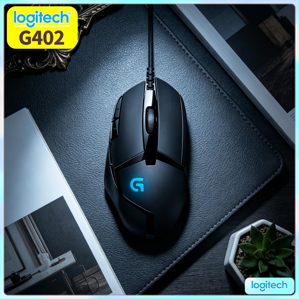 Pc Gaming Entry Level - เมาส์เกมมิ่ง Logitech G402 Hyperion Fury พร้อมฮาร์ดแวร์ออปติคอล