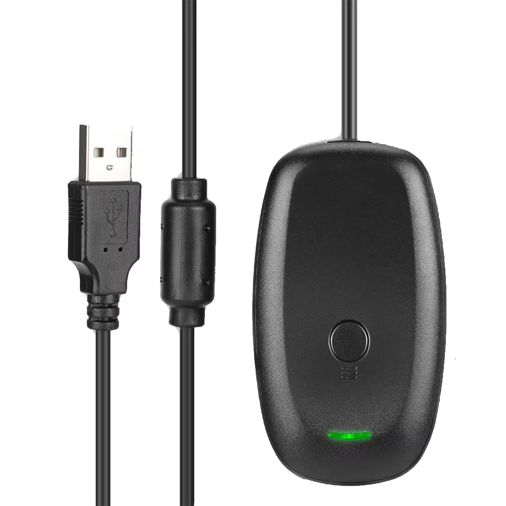 Pc Gaming Xbox - ตัวรับสัญญาณเกมไร้สายอะแดปเตอร์ USB สำหรับเอกซ์บอกซ์ 360 เกมแพดคอนโทรลเลอร์เครื่องส่งสัญญาณรองรับพีซี วิน