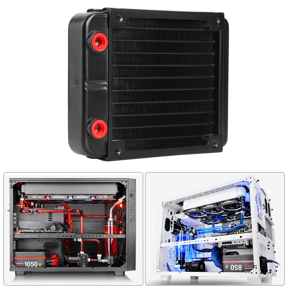 Pc Water Cooling - หม้อน้ำระบายความร้อนด้วยน้ำขนาด 120 มม. เกลียว G1/4 อะลูมิเนียม