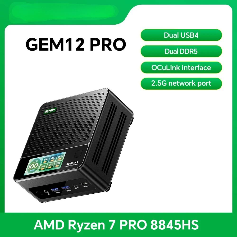 Pc Gaming Ddr5 - GEM12 Pro มินิพีซี Ryzen 7 PRO