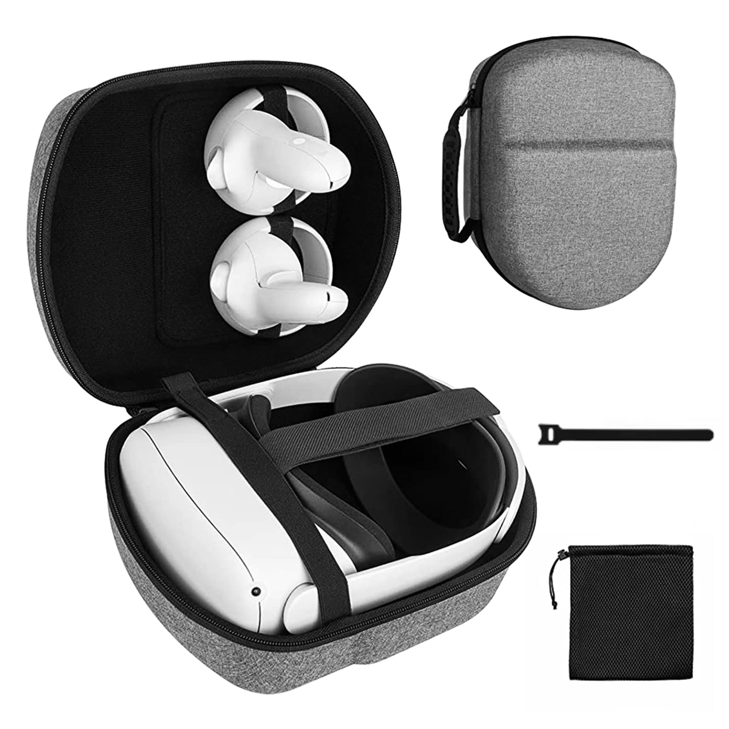 Vr Headset Pc - กระเป๋าเก็บของสำหรับแว่นตา VR Quest 3/2, กระเป๋าโท้ท, กล่องป้องกันชุดหูฟัง