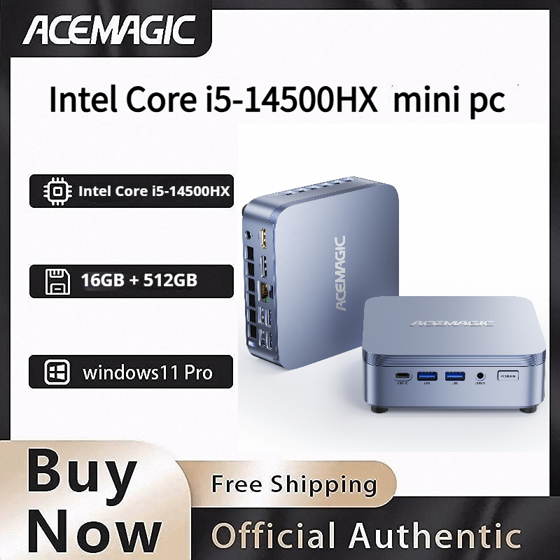 Pc Gaming Ddr5 - ACEMAGIC Intel Core I5-14500HX มินิพีซี 32GB