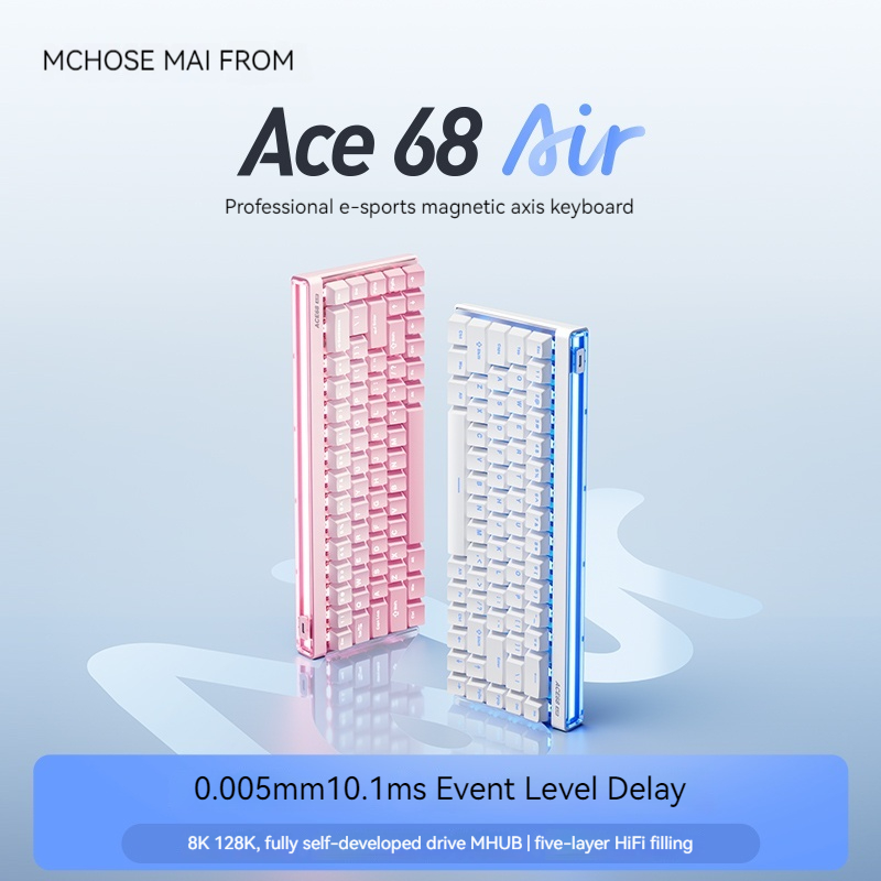 Pc Gaming Keyboard - คีย์บอร์ดแมคคานิคอล Mchose Ace68 Air Magnetic Axis