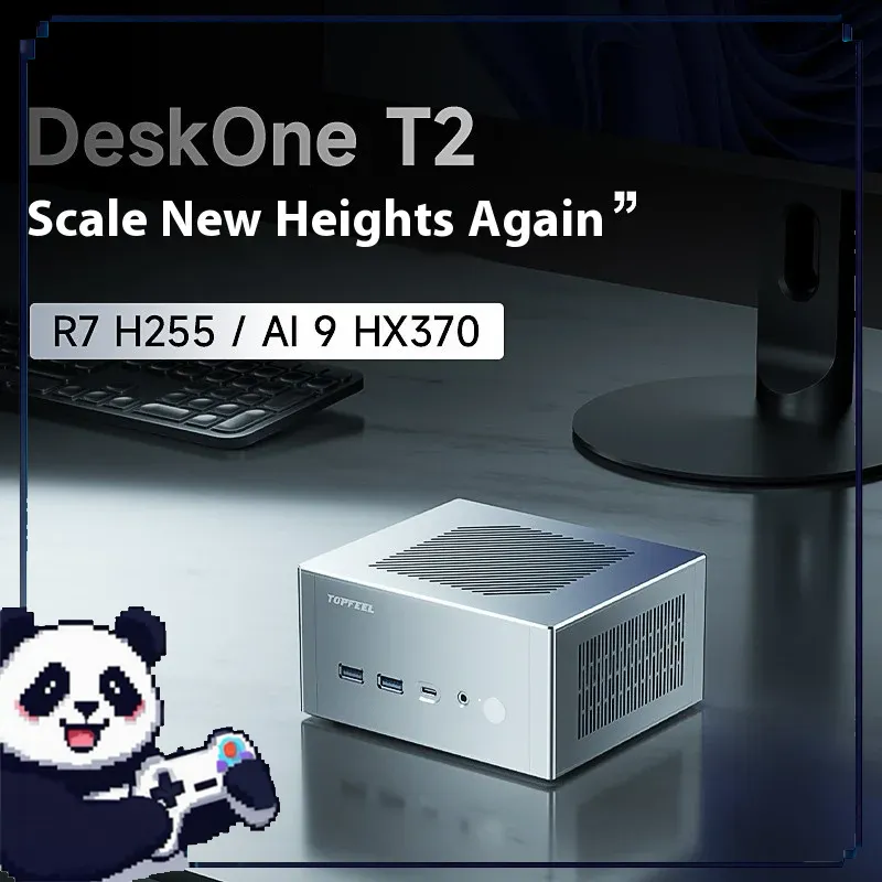 Pc Gaming Ddr5 - คอมพิวเตอร์ตั้งโต๊ะขนาดเล็ก New Deskone T2 ตัวเครื่องทำจากอะลูมิเนียมทั้งหมด ใช้ชิปประมวลผล