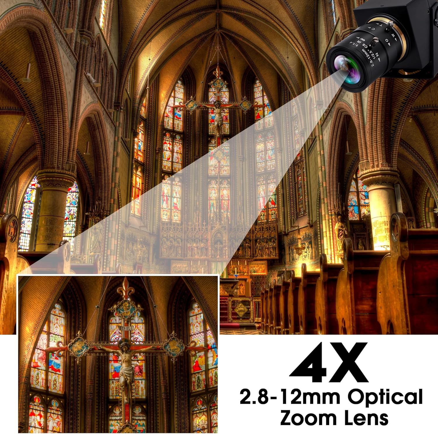กล้อง ELP 4K 30fps HDMI USB2.0 - Webcam 4K บทวิจารณ์และราคา