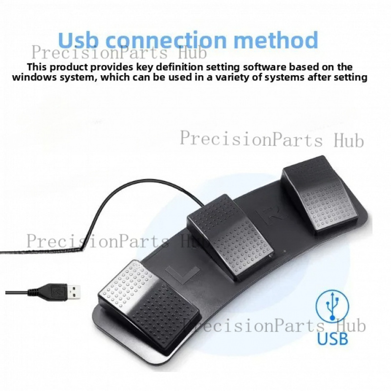 สวิตช์เท้าแบบ 3 ปุ่ม USB แบบตั - Usb Foot Pedal Gaming บทวิจารณ์และราคา