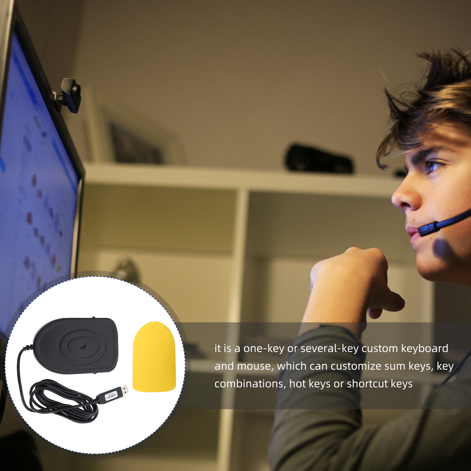 แป้นเหยียบ USB แบบโลหะสำหรับคอ - Usb Foot Pedal Gaming บทวิจารณ์และราคา