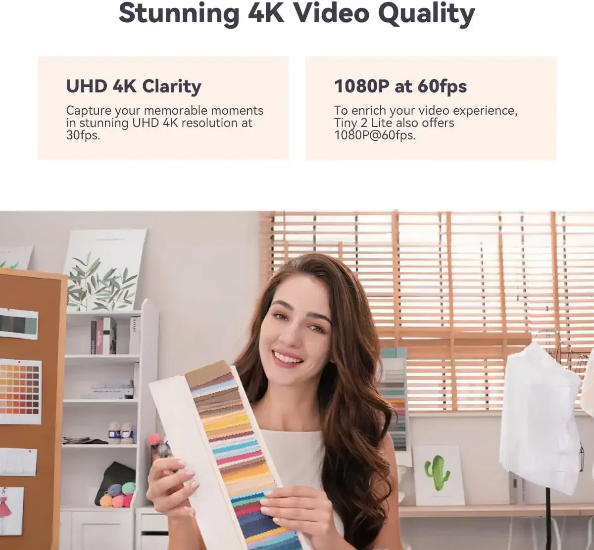 กล้องเว็บแคม Tiny 2 Lite 4K PT - Webcam 4K บทวิจารณ์และราคา