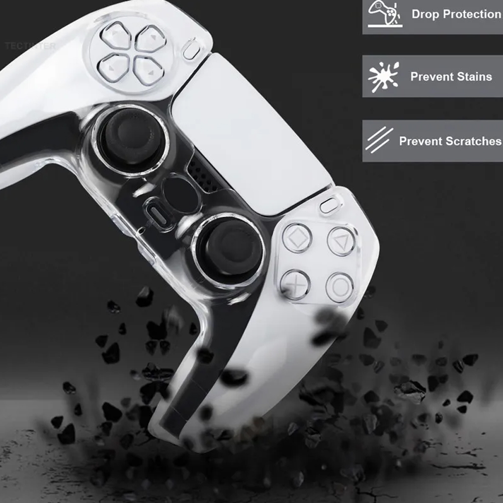 เคสใสสำหรับคอนโทรลเลอร์ PS5 ฝา - Pc Gaming Emulator บทวิจารณ์และราคา