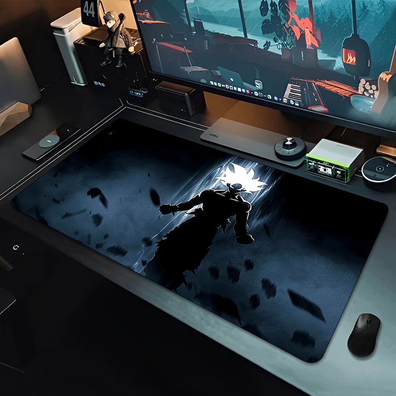 แผ่นรองเมาส์อนิเมะ DBZ สีดำ ลา - Pc Gaming Setup บทวิจารณ์และราคา