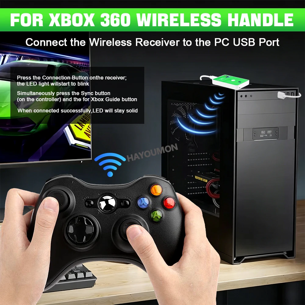 ตัวรับสัญญาณเกมไร้สาย USB คอนโ - Pc Gaming Xbox บทวิจารณ์และราคา