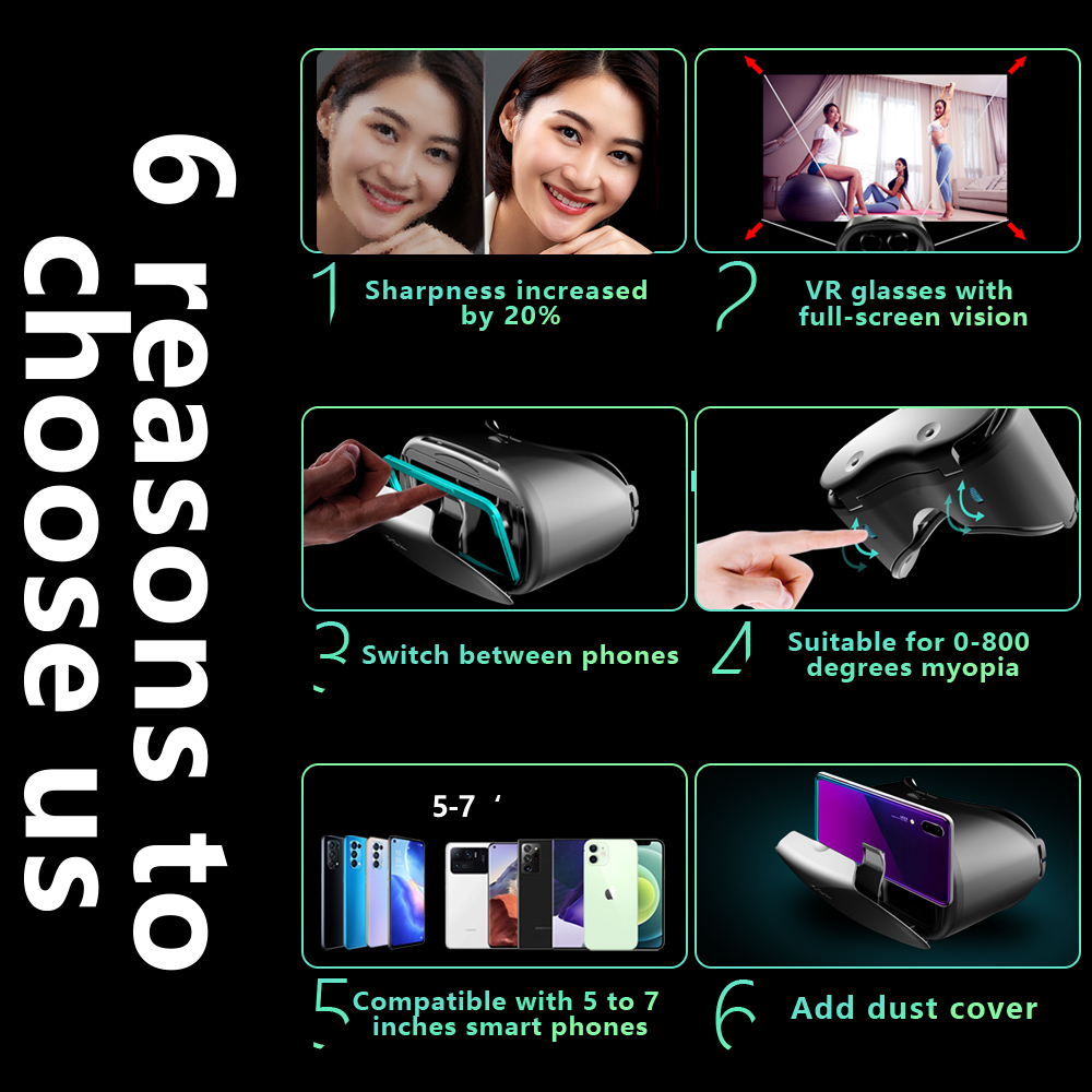 แว่นตา 3 มิติ ความจริงเสมือนจร - Vr Headset Pc บทวิจารณ์และราคา