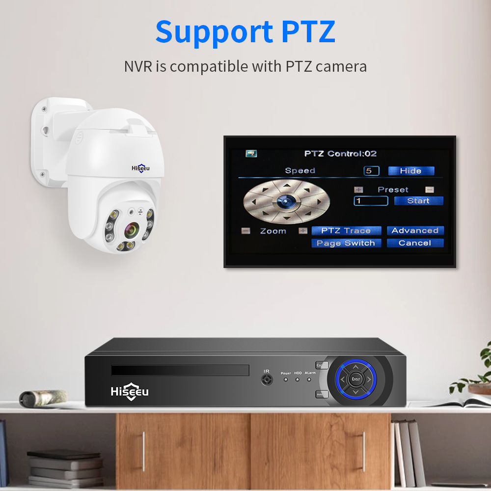 Hiseeu 4CH 10CH 16CH 4K 8MP 5M - Webcam 4K บทวิจารณ์และราคา