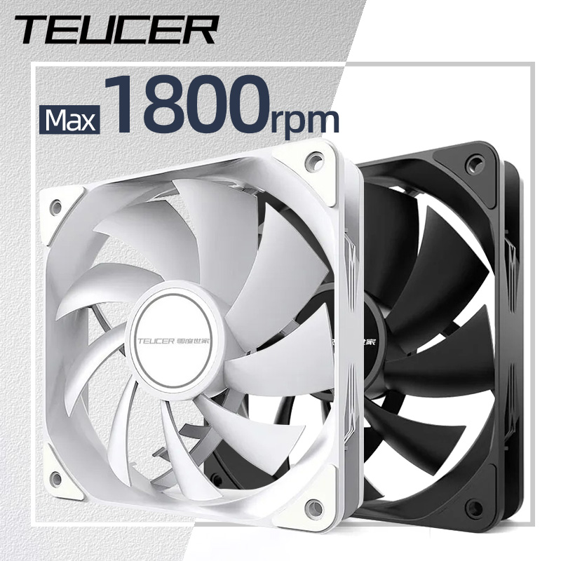 Teucer พัดลมแชสซี12cm, 1800RPM - Pc Water Cooling บทวิจารณ์และราคา