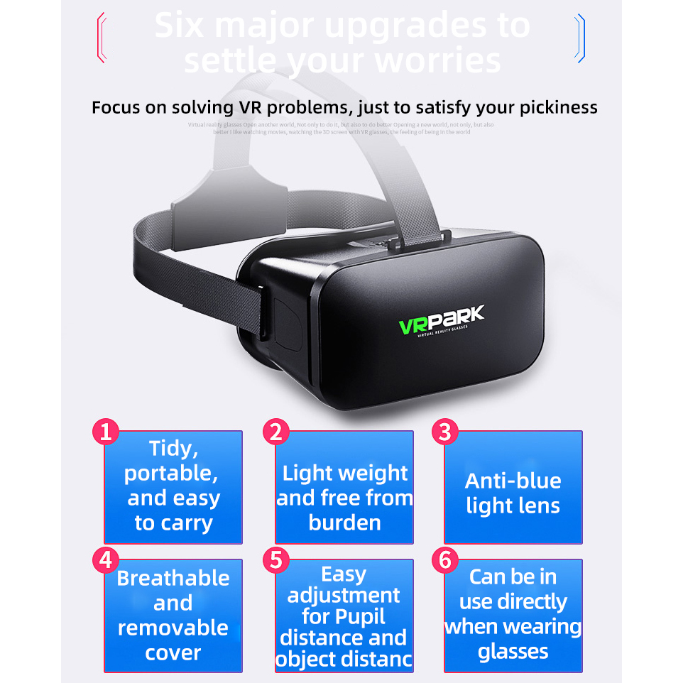 แว่นตา VR ชุดอุปกรณ์เสมือนจริง - Vr Headset Pc บทวิจารณ์และราคา