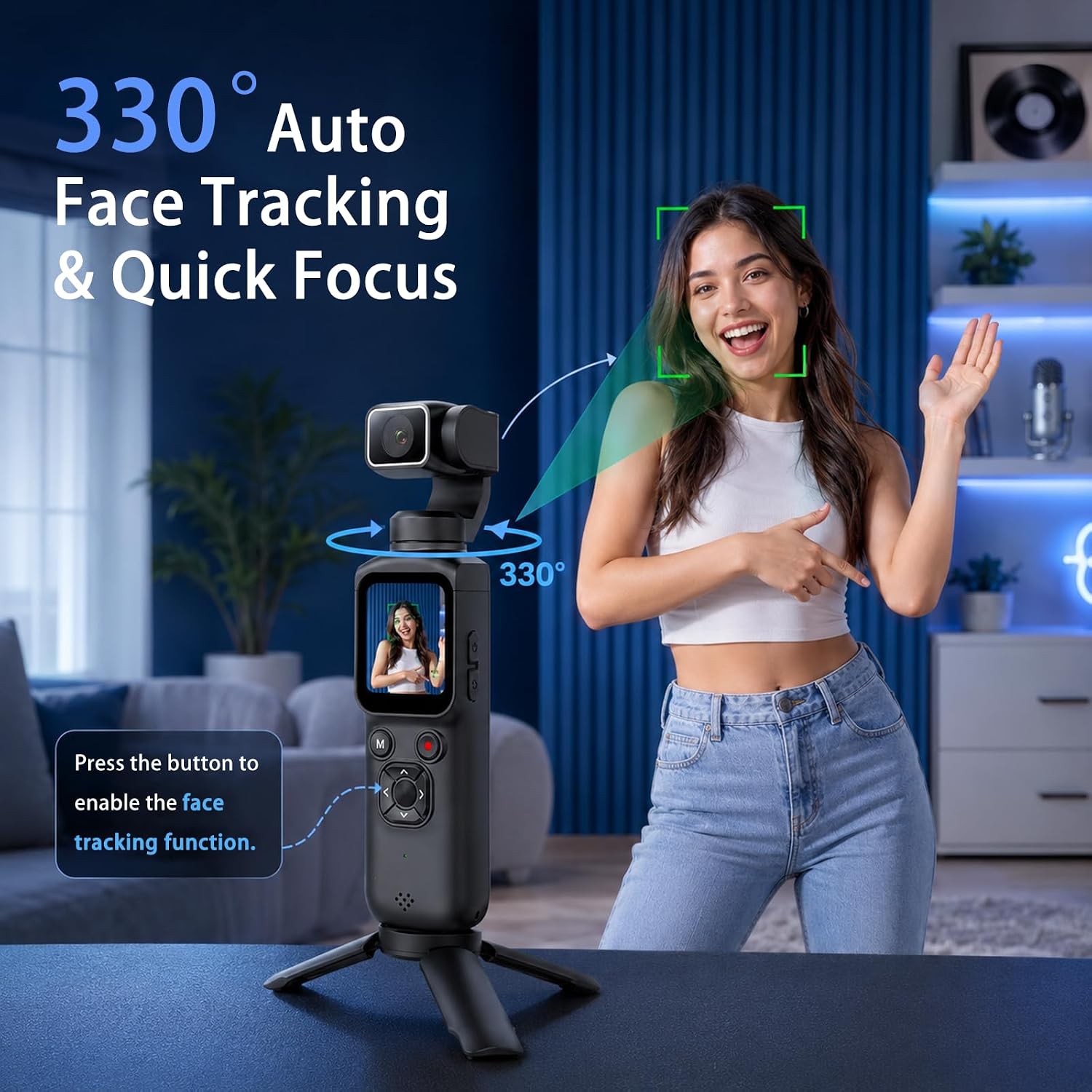 กล้องวิดีโอมือถือ 4K พร้อมกิมบ - Webcam 4K บทวิจารณ์และราคา