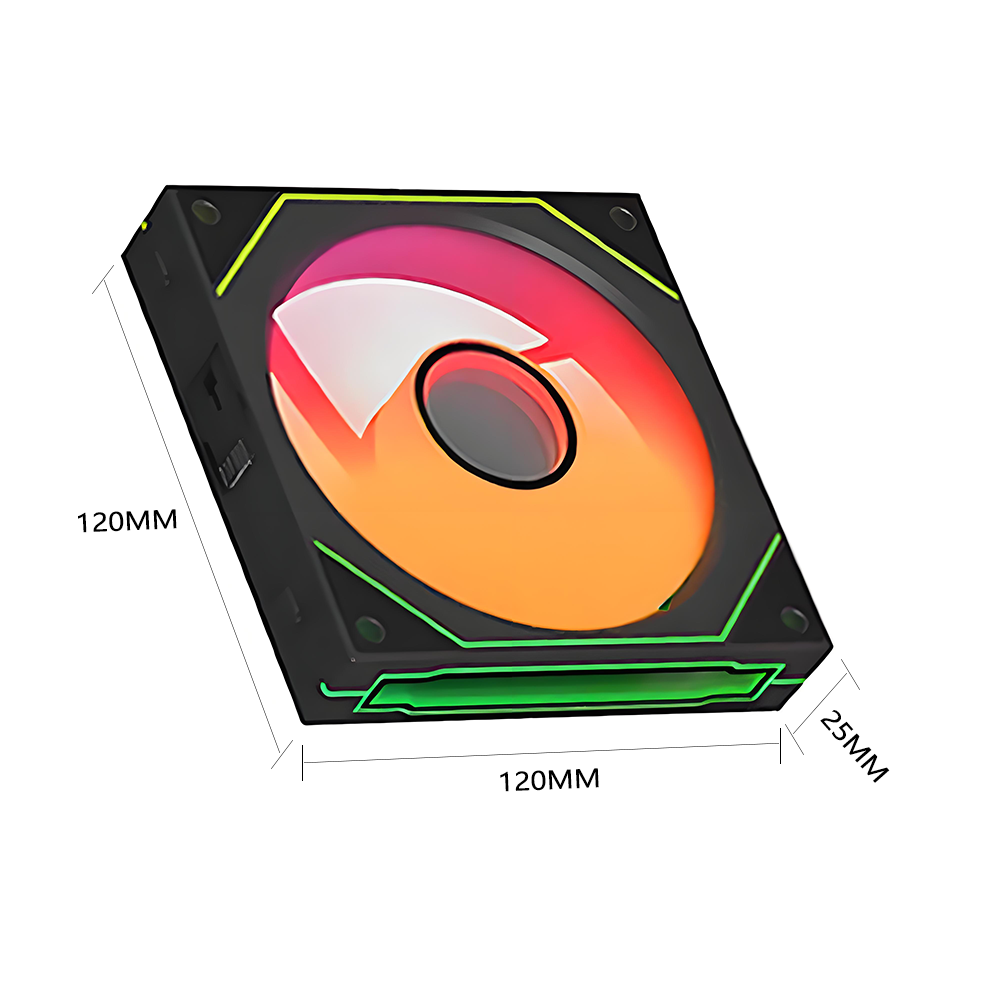 พัดลมเคสคอมพิวเตอร์ 120 มม. AR - Pc Water Cooling บทวิจารณ์และราคา