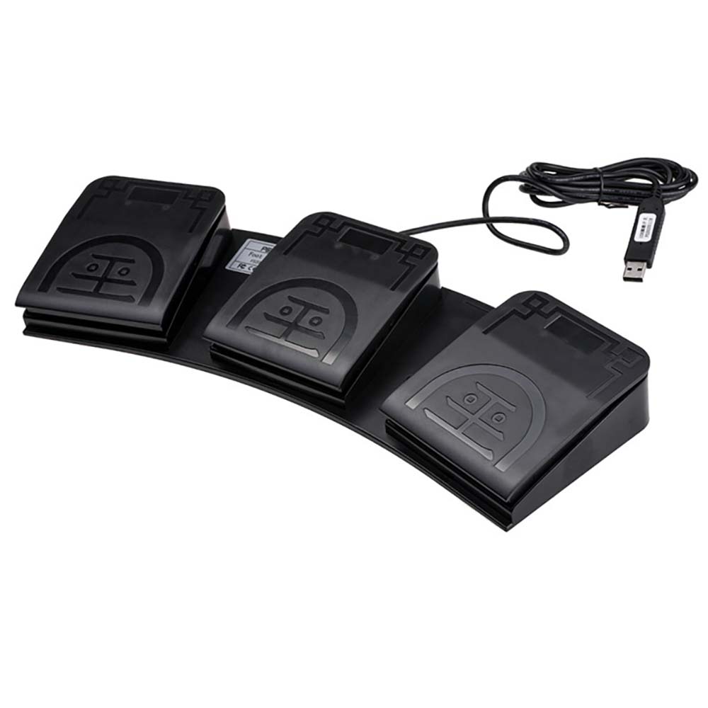 สวิตช์ควบคุมแบบเหยียบ MIDI USB - Usb Foot Pedal Gaming บทวิจารณ์และราคา