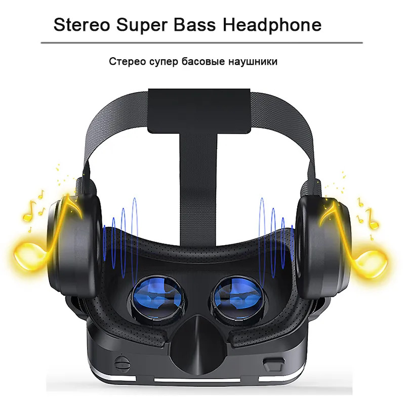 VR shinecon 6.0หูฟังสเตอริโอเส - Vr Headset Pc บทวิจารณ์และราคา