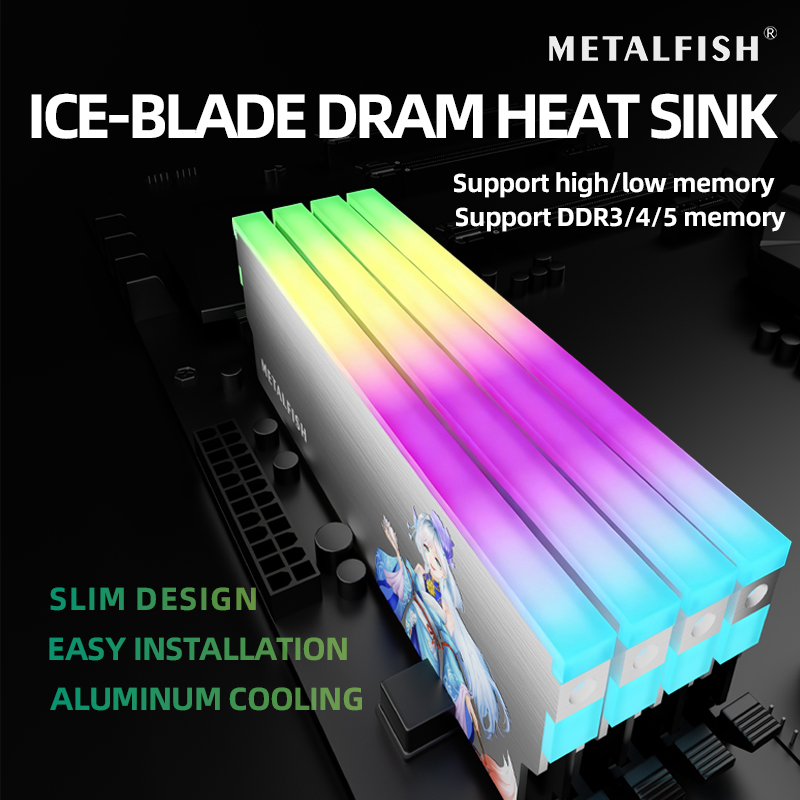 METALFISH DRAM ฮีทซิงค์ 5 V-3P - Pc Gaming Ddr3 บทวิจารณ์และราคา