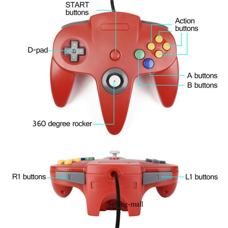 N64 Controller คลาสสิก USB แบบ - Pc Gaming Emulator บทวิจารณ์และราคา