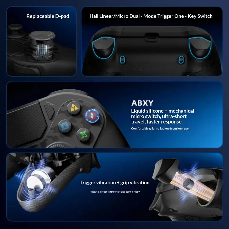คอนโทรลเลอร์ไร้สาย AceGamer D4 - Pc Gaming Emulator บทวิจารณ์และราคา