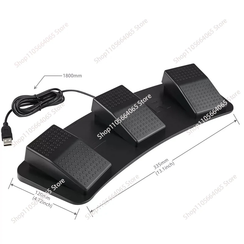 สวิตช์เท้าแบบ 3 แป้น USB แบบตั - Usb Foot Pedal Gaming บทวิจารณ์และราคา