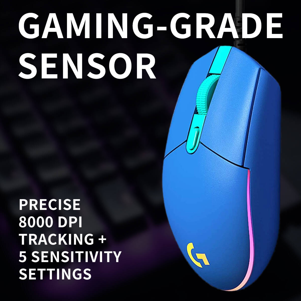เมาส์เกมมิ่งแบบมีสาย Logitech  - Pc Gaming Entry Level บทวิจารณ์และราคา