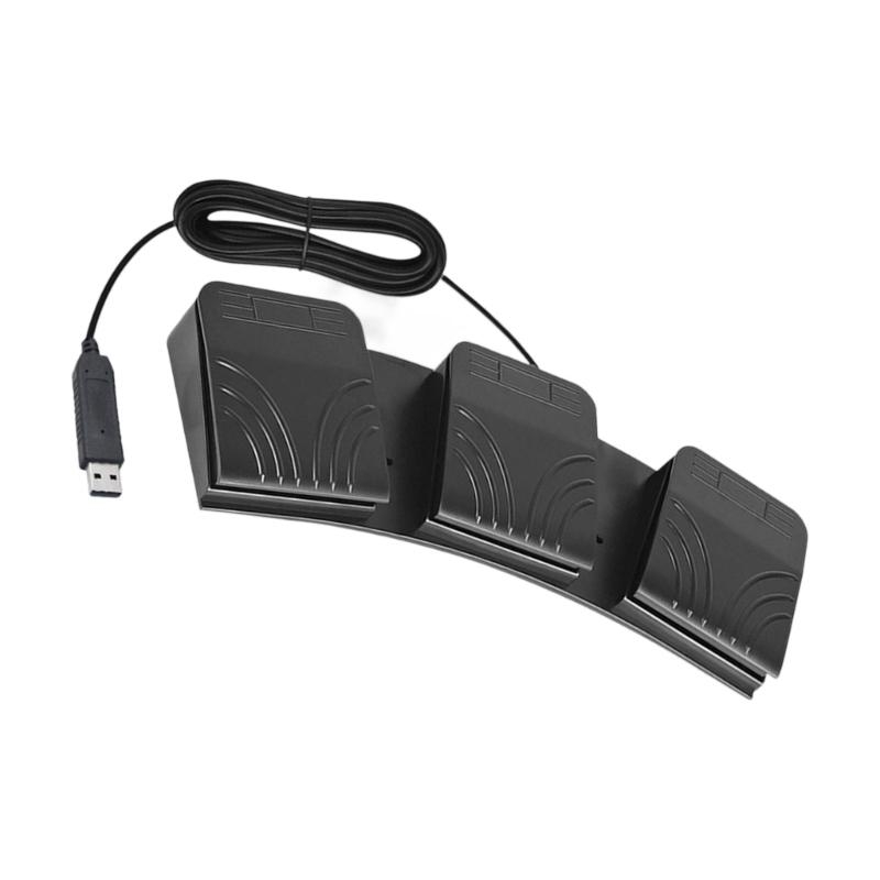 สวิตช์เท้าเหยียบสามอันสำหรับกา - Usb Foot Pedal Gaming บทวิจารณ์และราคา