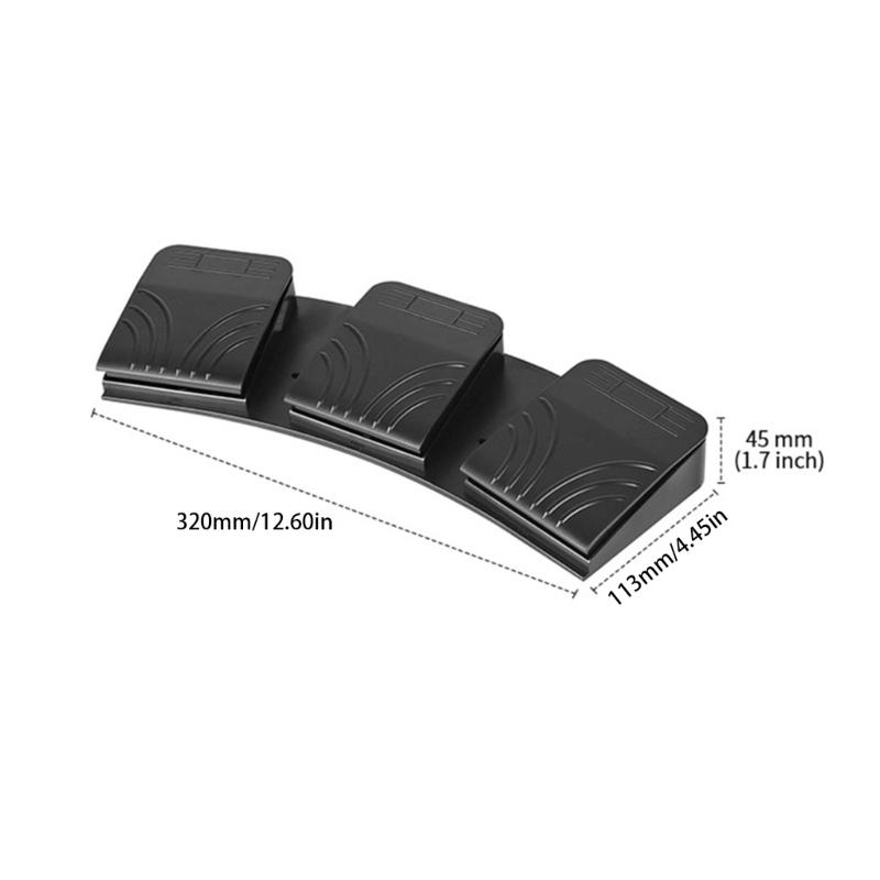 สวิตช์เท้าเหยียบสามอันสำหรับกา - Usb Foot Pedal Gaming บทวิจารณ์และราคา