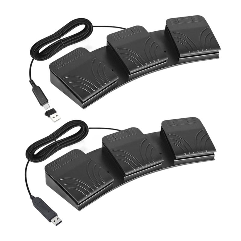 สวิตช์เท้าเหยียบสามอันสำหรับกา - Usb Foot Pedal Gaming บทวิจารณ์และราคา